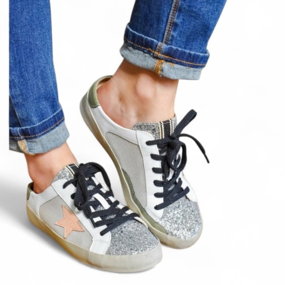 ShuShop Polly Glitter Slip on  Sneakers Fashion-Forward Design size 8.5 - Picture 12 of 12